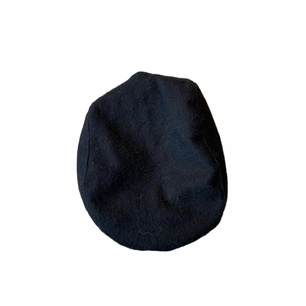 VINTAGE UNION MADE ? GRAPHIC BEANIE CAP HAT WOOL BLACK